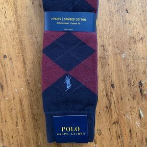 NWT Men’s Polo by Ralph Lauren Socks
